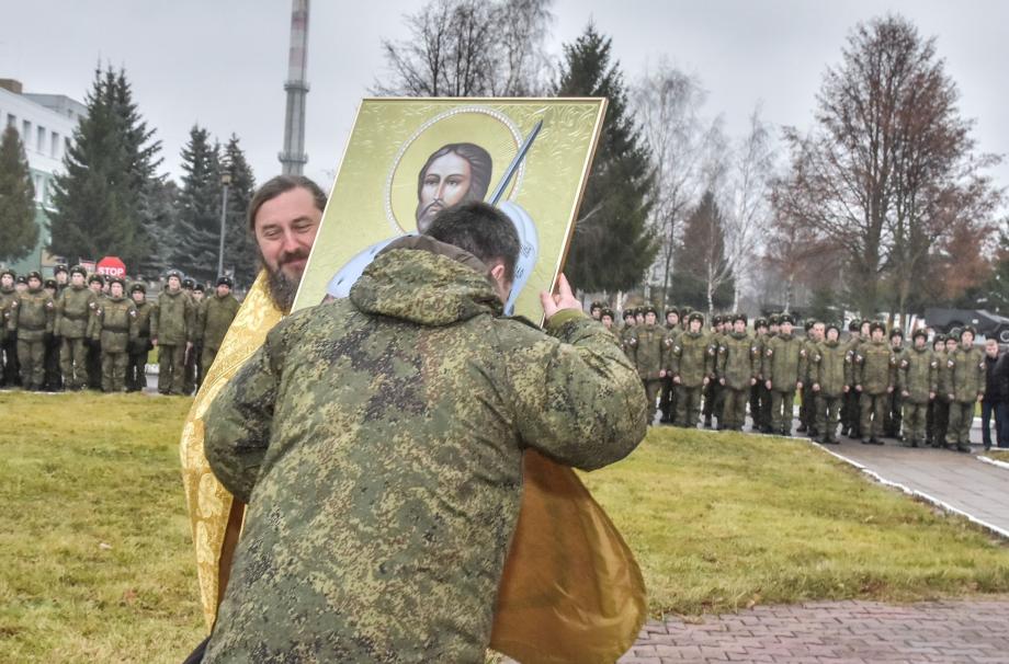 В Кантемировской танковой дивизии состоялось освящение колоколов