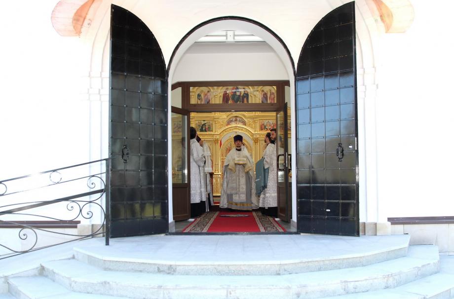 Освящение нового храма в  честь великомученика Георгия Победоносца