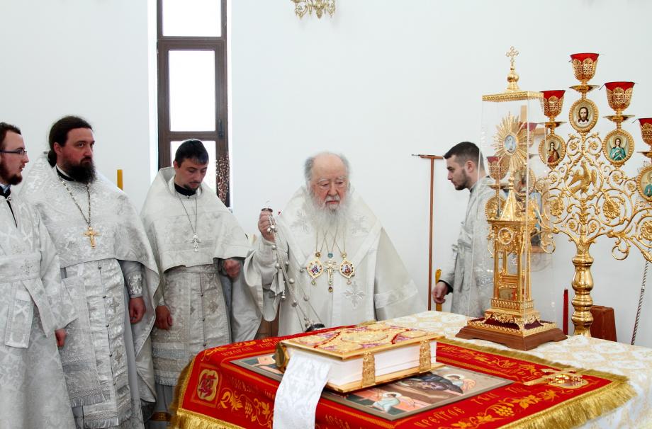 Освящение нового храма в  честь великомученика Георгия Победоносца
