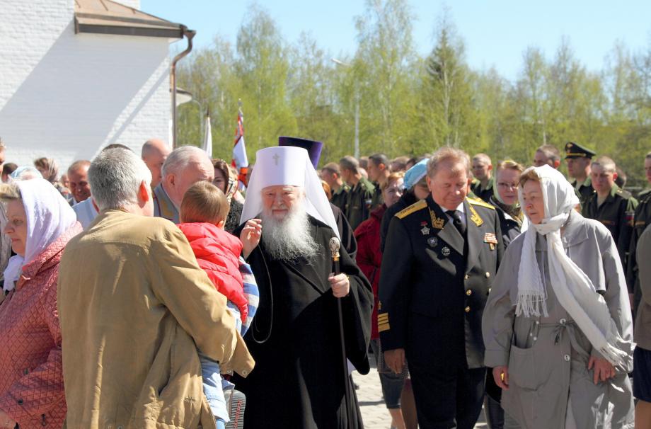 Освящение нового храма в  честь великомученика Георгия Победоносца