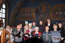 Первое богослужение детского хора Никольского собора г. Наро-Фоминска